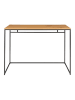 House Nordic Schreibtisch in Hellbraun - (B)100 x (H)75 x (T)45 cm