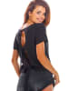 Awama Bluse in Schwarz