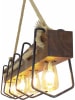 ABERTO DESIGN Lampa wisząca w kolorze jasnobrązowym - 100 x 16 cm