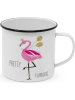 ppd Mok "Pretty Flamingo" wit/roze - 400 ml