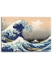 Orangewallz Kunstdruk op canvas "Great Wave" - (B)70 x (H)50 cm