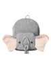 Crochetts Rugzak "Olifant" grijs - (B)39 x (H)29 x (D)10 cm
