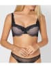 Triumph Biustonosz "Lace Spotlight" w kolorze szaro-czarnym