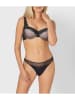 Triumph Biustonosz "Lace Spotlight" w kolorze szaro-czarnym