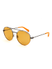 Polaroid Herren-Sonnenbrille in Silber/ Orange