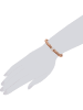 Runway Rosévergold. Armband mit Kristallen
