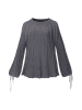 HEXELINE Wełniany sweter w kolorze szarym