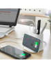 InnovaGoods Ladegerät mit Halterung-Organizer und LED-Lampe USB - (B)8,8 x (H)9 x (T)7 cm