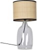 Deco Lorrie Tafellamp beige/transparant - (H)40,5 cm