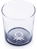 Benetton 4er-Set: Gläser in Transparent/ Schwarz - 345 ml