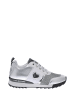 Love Moschino Sneakersy w kolorze srebrno-biało-szarym