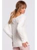 made of emotion Pullover in Creme