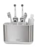 JosephJoseph Zahnbürstenhalter "Easy-Store" in Silber - (B)17 x (H)13 x (T)9 cm