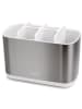 JosephJoseph Zahnbürstenhalter "Easy-Store" in Silber - (B)17 x (H)13 x (T)9 cm