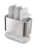 JosephJoseph Zahnbürstenhalter "Easy-Store" in Silber - (B)17 x (H)13 x (T)9 cm