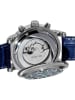 Heritor Automatikuhr "Legacy" in Blau/ Silber