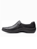 Clarks Leder-Slipper in Schwarz