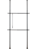 Wenko Teleskop-Garderobensystem "Herkules" in Schwarz