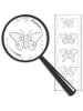 SUNNYSUE Glitzersticker "Schmetterlinge" in Silber