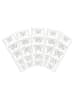 SUNNYSUE Glitterstickers "Vlinders" zilverkleurig