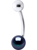 Pearline Silber-Piercing mit Perle