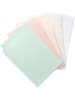 Folia Zestaw "Pearlescent fold cards" w różnych kolorach do rękodzieła
