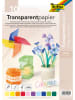folia PAPER Transparant papier meerkleurig - 10 vellen - A4