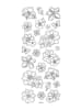 folia PAPER Stickers om zelf te kleuren "Nature" - 4 vellen