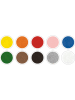 folia PAPER Bastelfilz "Basic" in Bunt - 10 Blatt - (L)30 x (B)20 cm