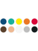 folia PAPER Moosgummiblock "Basic" in Bunt - 10 Blatt - (L)29 x (B)20 cm