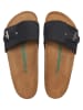 Comfortfusse  Leren slippers zwart