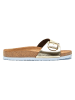 Comfortfusse  Leder-Pantoletten in Gold