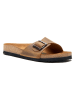 Comfortfusse  Leren slippers lichtbruin