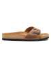 Comfortfusse  Leren slippers lichtbruin