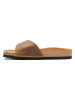Comfortfusse  Leren slippers lichtbruin