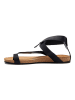 Comfortfusse Skórzane sandały w kolorze czarnym