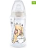 NUK 2er-Set: Trinklernflaschen "Winnie Active Cup" in Hellgrau - 300 ml