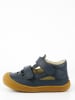 lamino Leren enkelsandalen donkerblauw