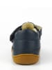 lamino Leren enkelsandalen donkerblauw