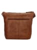 HIDE & STITCHES Leder-Umhängetasche in Hellbraun - (B)29 x (H)24 x (T)10 cm