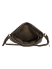 HIDE & STITCHES Leder-Schultertasche in Grau - (B)34 x (H)30 x (T)9 cm