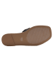 TOMS Leder-Pantoletten in Schwarz