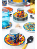 Trendy Kitchen by EXCÉLSA 6er-Set: Untersetzer "Trinacria" in Bunt - Ø 11 cm