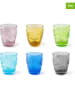 Trendy Kitchen by EXCÉLSA 6er-Set: Gläser "Cachemire" in Bunt - 300 ml