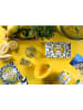 Trendy Kitchen by EXCÉLSA 6-delige set: glazen "Amalfi" transparant/blauw - 90 ml