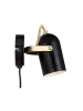 Nordlux Lampa ścienna "Lotus" w kolorze czarnym - (S)6,6 x (W)14 cm
