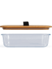 livoo Lunchbox bamboe - (B)20,7 x (H)7 x (D)15,4 cm