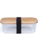 livoo Lunchbox bamboe - (B)20,7 x (H)7 x (D)15,4 cm