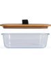 livoo Lunchbox bamboe - (B)17,6 x (H)6,4 x (D)6,4 cm