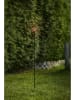 STAR Trading Lampa ogrodowa LED "Firework" w kolorze czarnym - wys. 110 cm